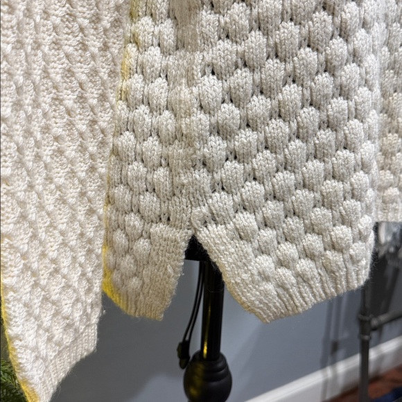 Anthropologie * Field Flower Cream Sweater * Wool & Mohair * Size Medium - Picture 8 of 12